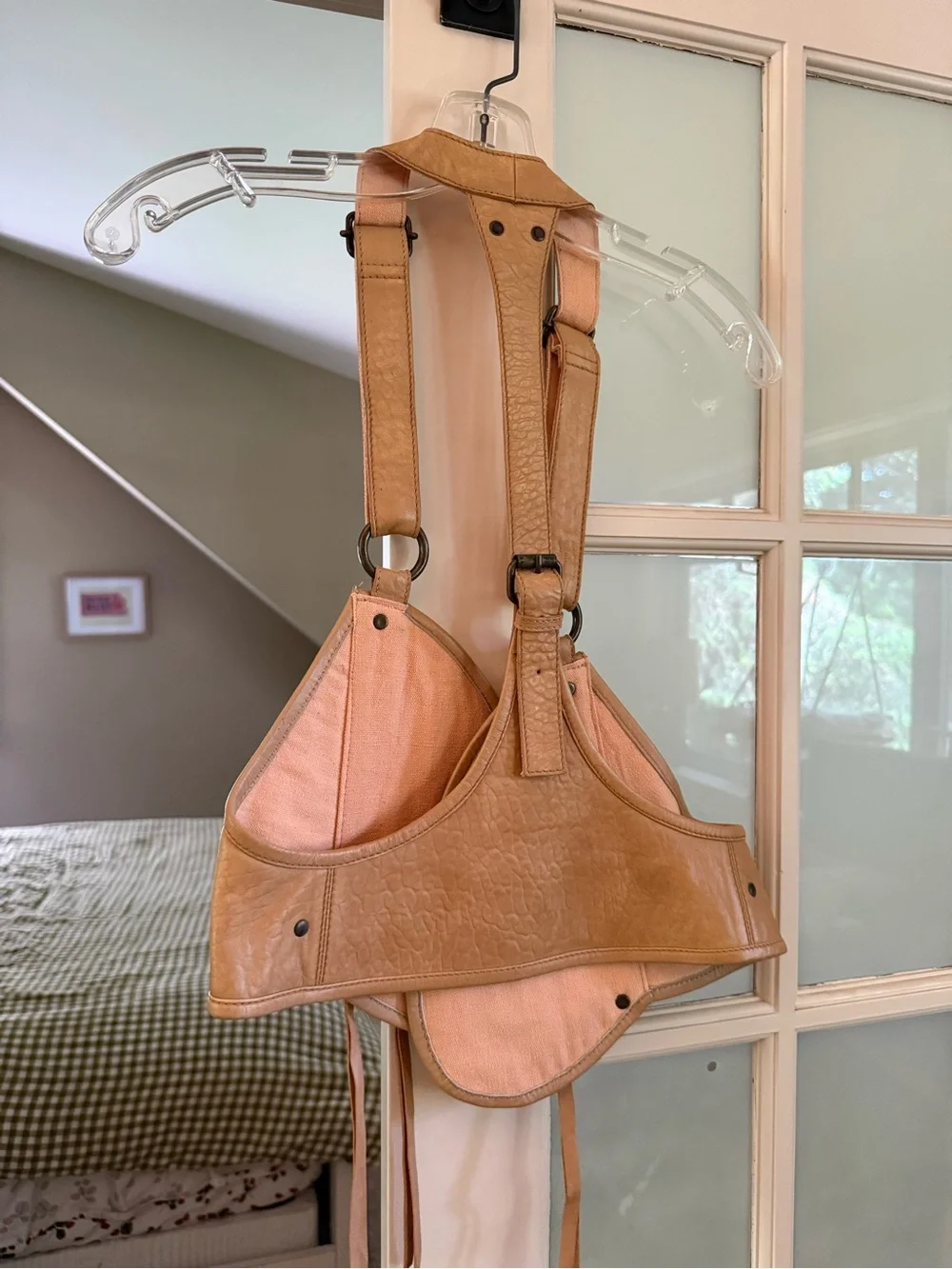 Sold Out Free People Leather Olympia Harness Bag - Picture 4 of 5